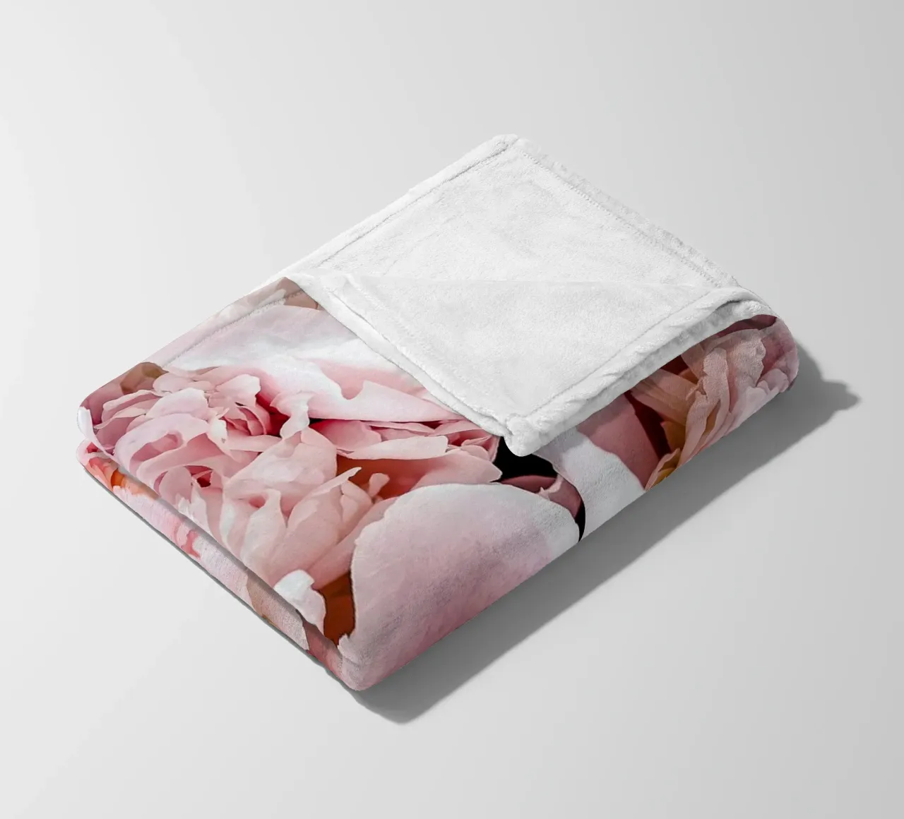 Fiori di peonia - Romantico splendore floreale coperta in pile da Whole©