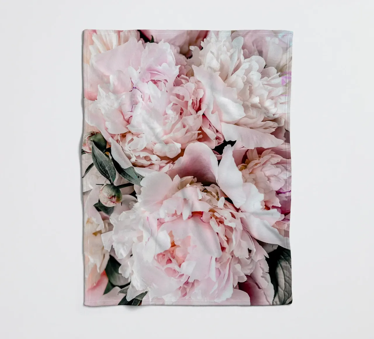 Fiori di peonia - Romantico splendore floreale coperta in pile da Whole©