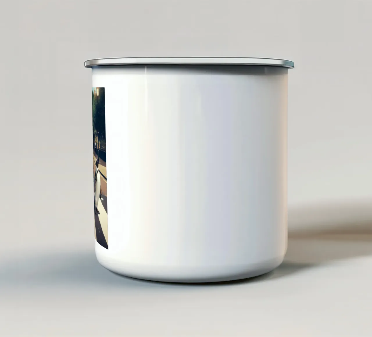 Abbey tazza in smalto da Art Unleashed