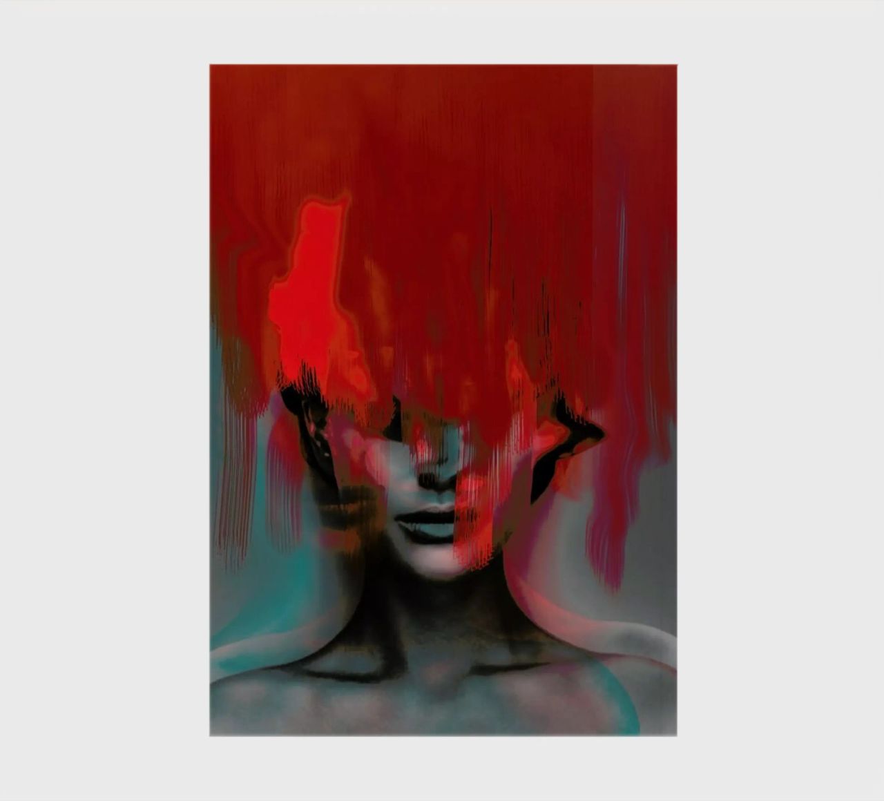 Frau Subtle Red Head Mix notebook by Marko Köppe