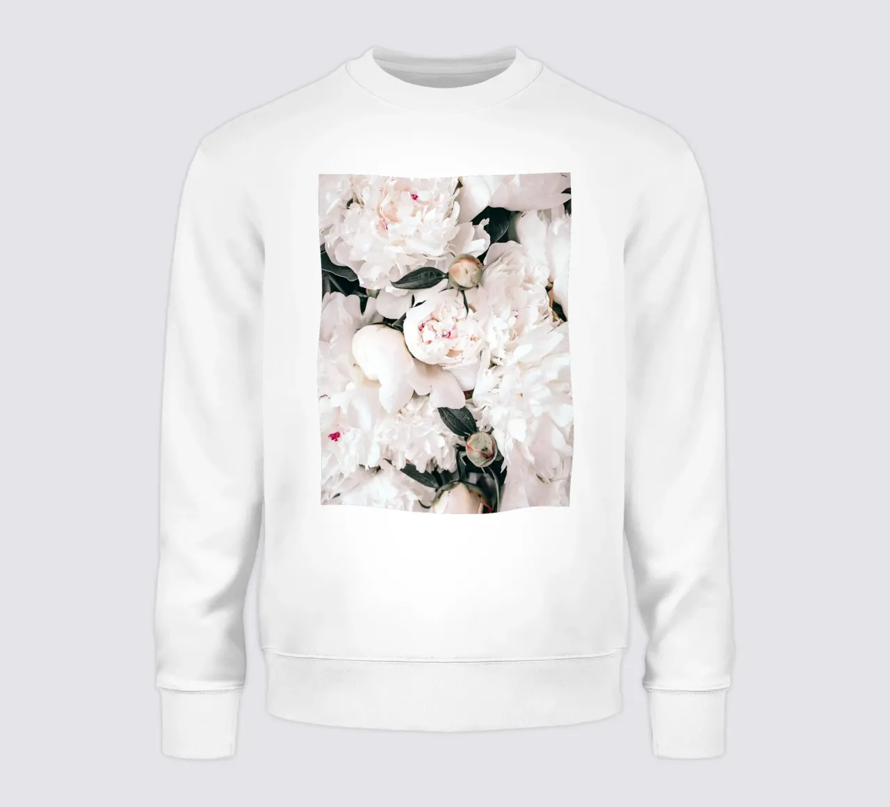 Peonie bianche - Elegante splendore floreale felpa da Whole©
