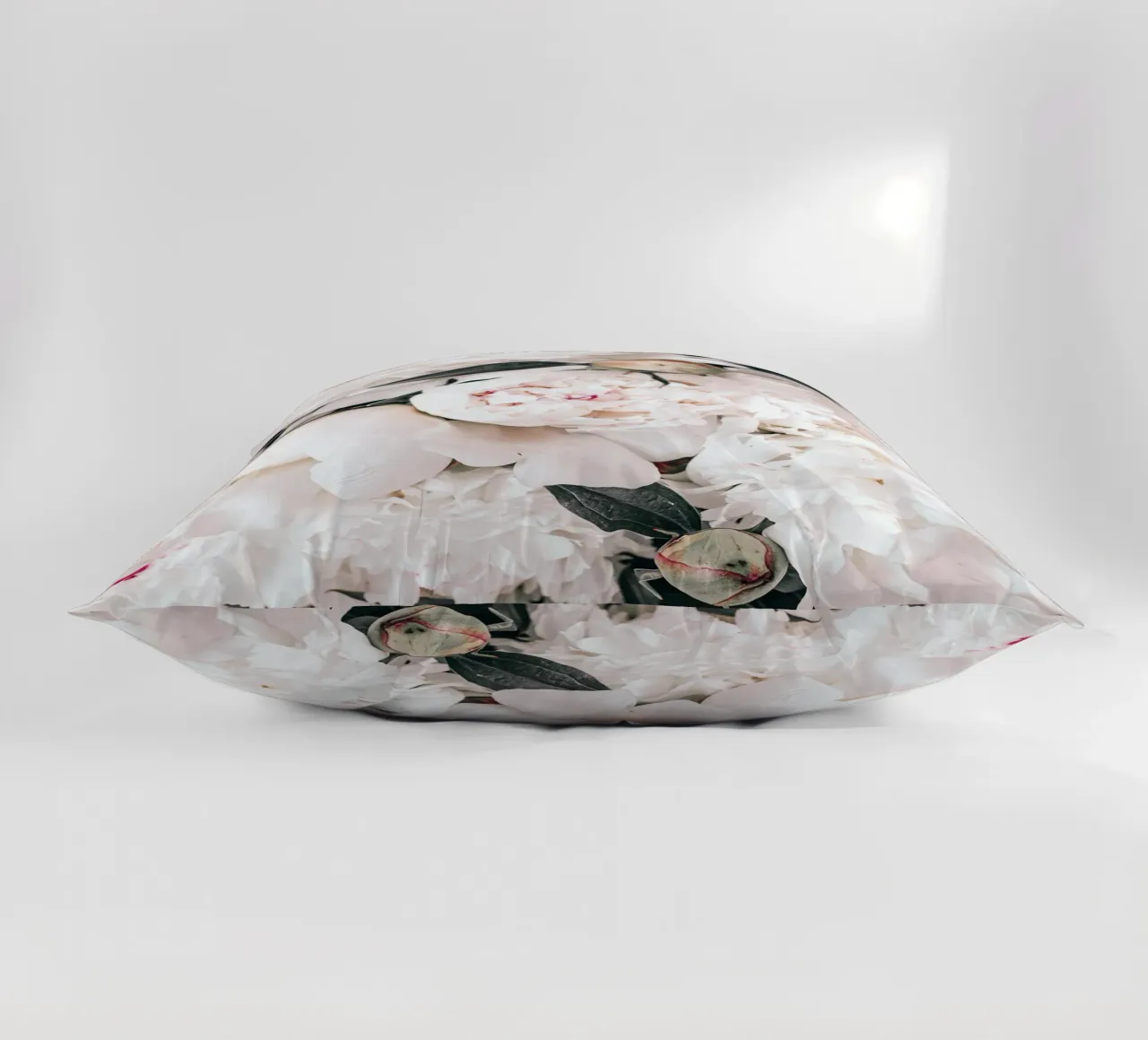Peonie bianche - Elegante splendore floreale cuscino da Whole©