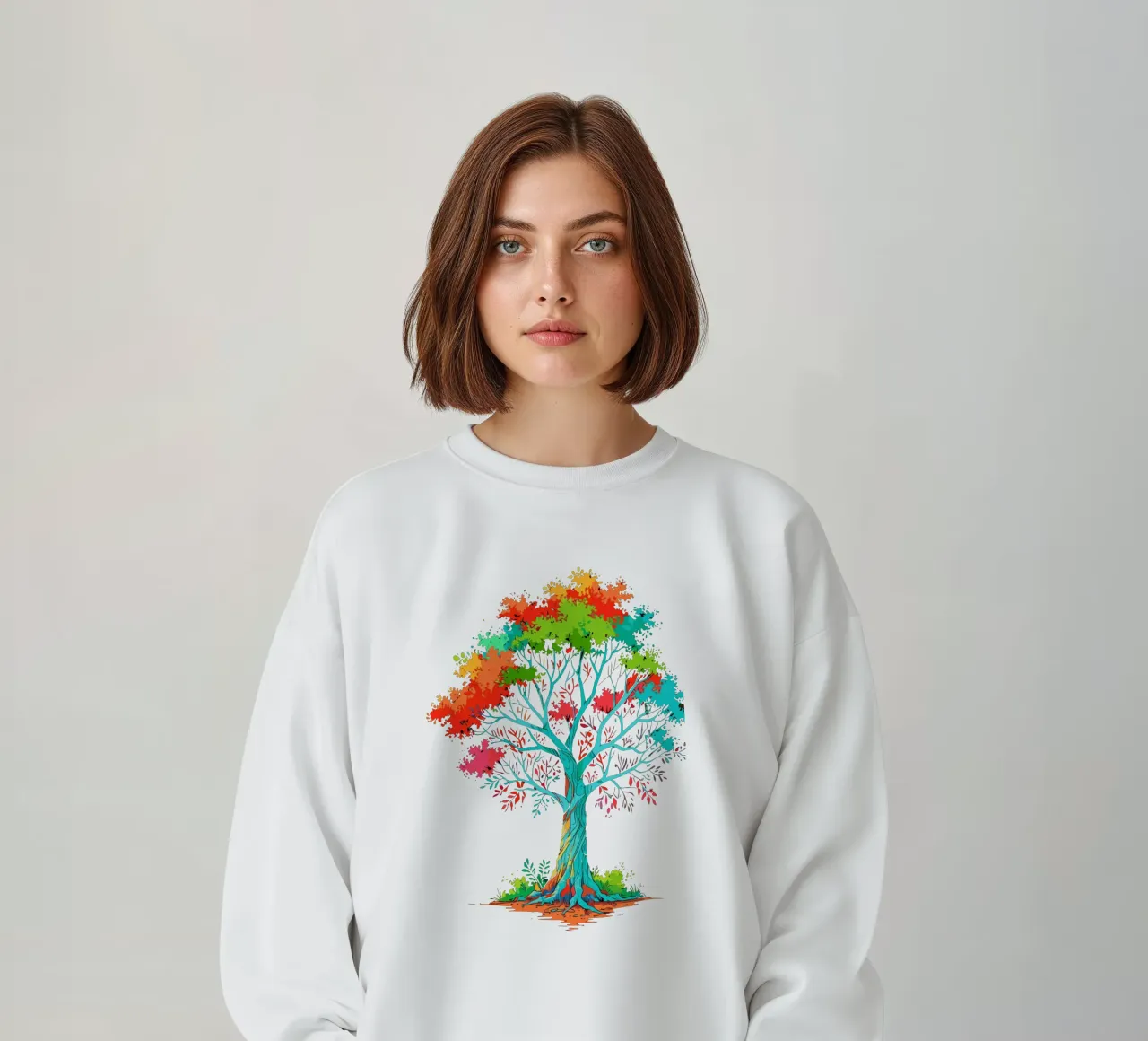 albero colorato felpa da artdesign1985