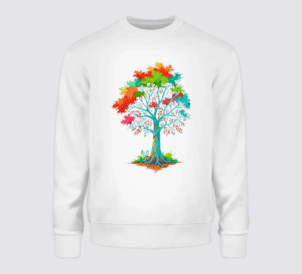 albero colorato felpa da artdesign1985