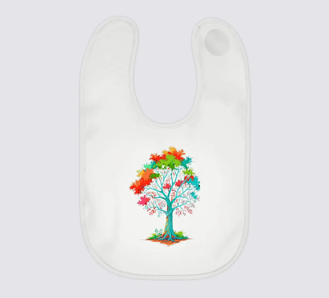 albero colorato bavaglino da artdesign1985