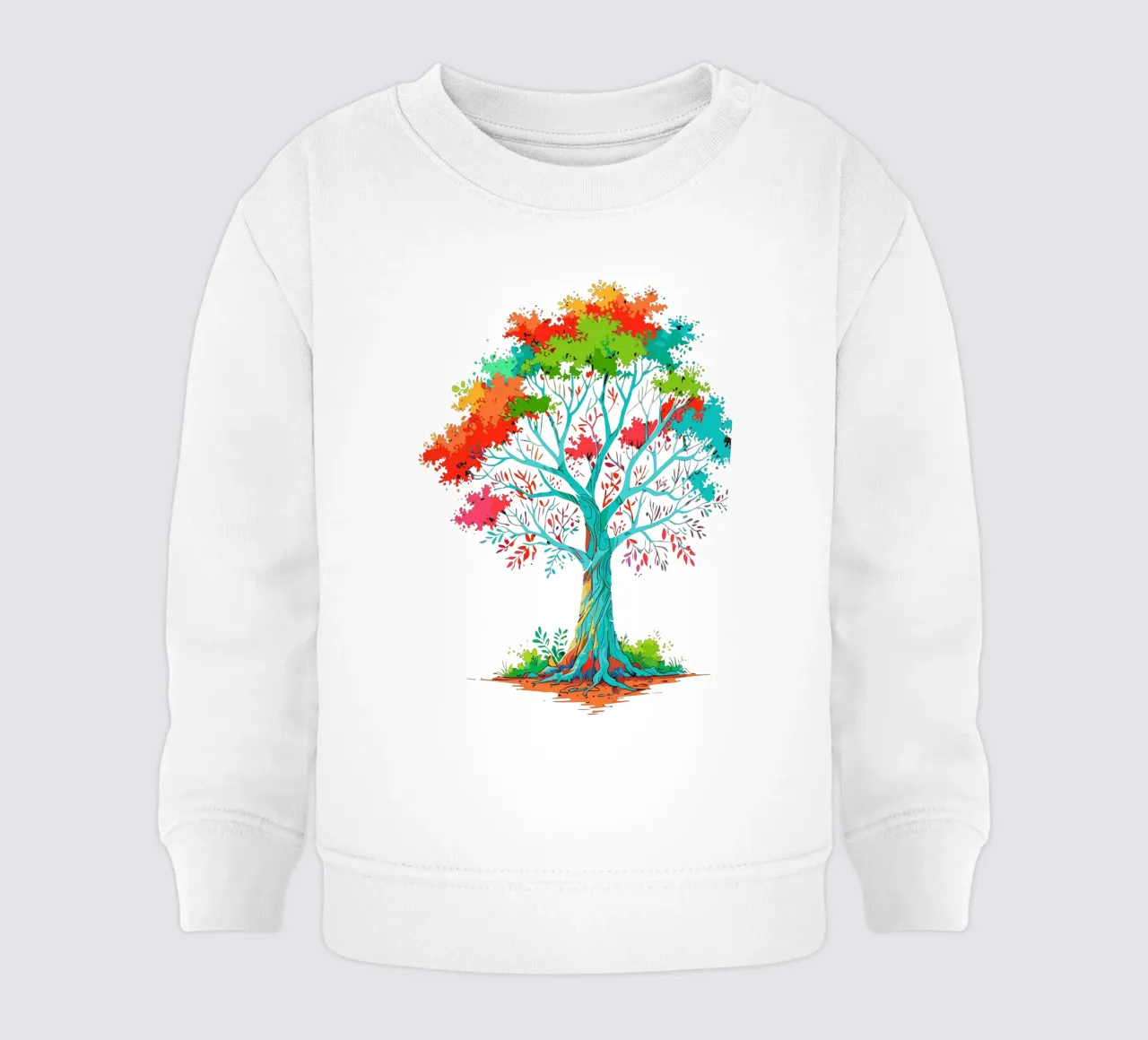 albero colorato felpa neonato da artdesign1985