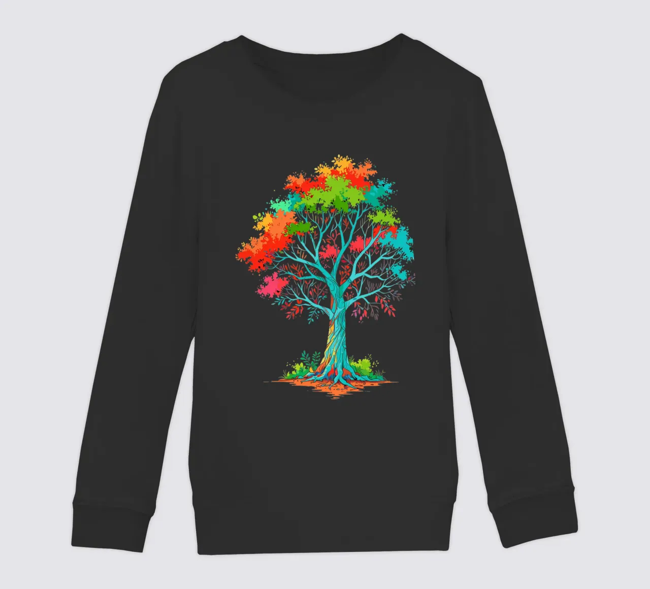 albero colorato felpa bambino da artdesign1985