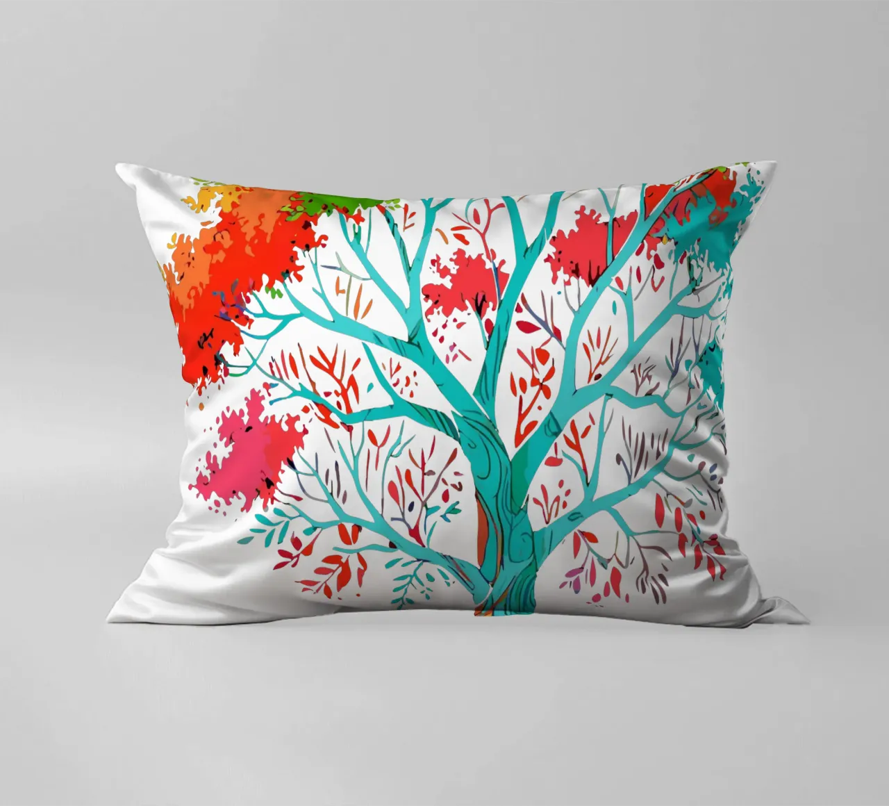 albero colorato cuscino da artdesign1985