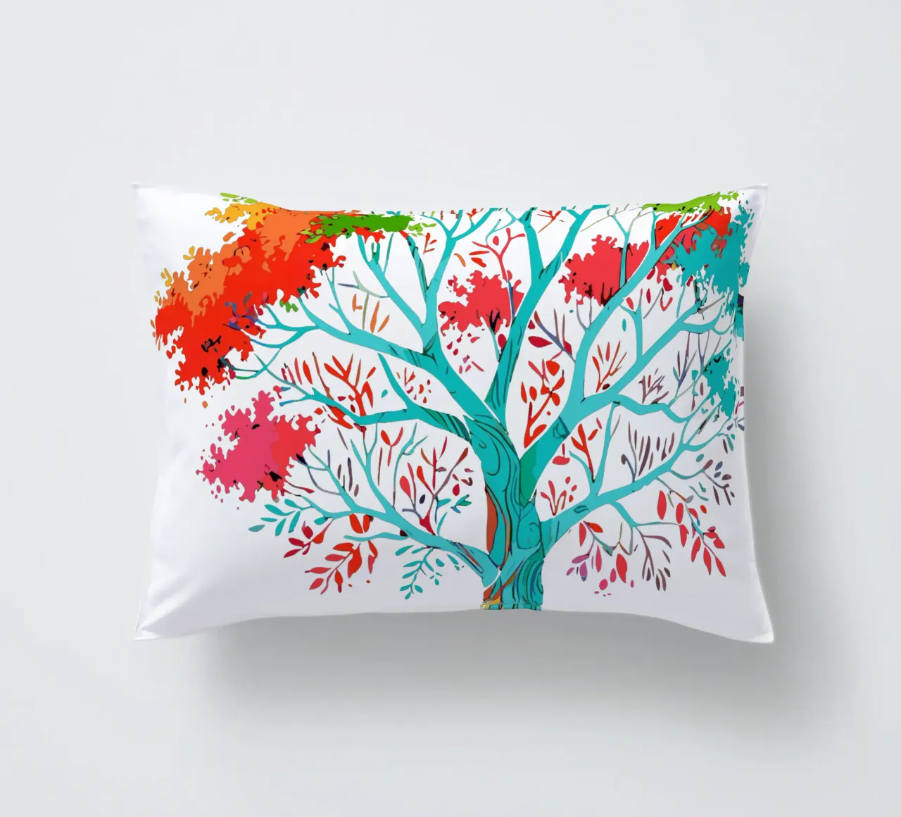 albero colorato cuscino da artdesign1985