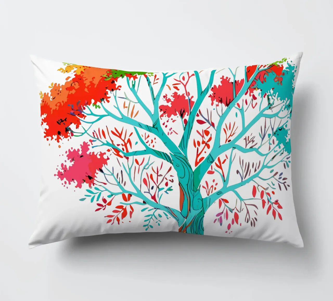 albero colorato cuscino da artdesign1985