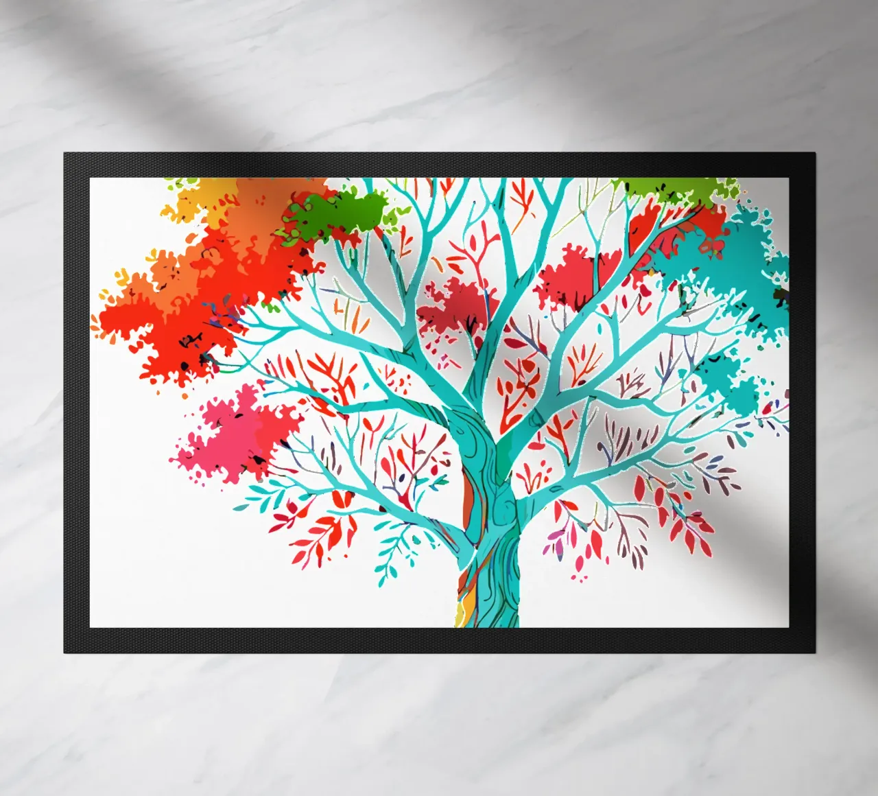 albero colorato zerbino da artdesign1985