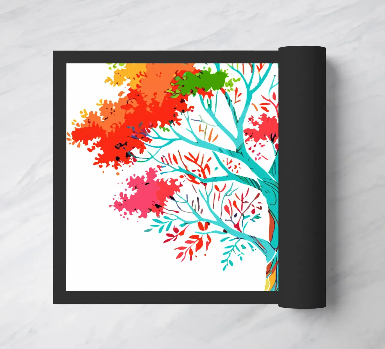 albero colorato zerbino da artdesign1985