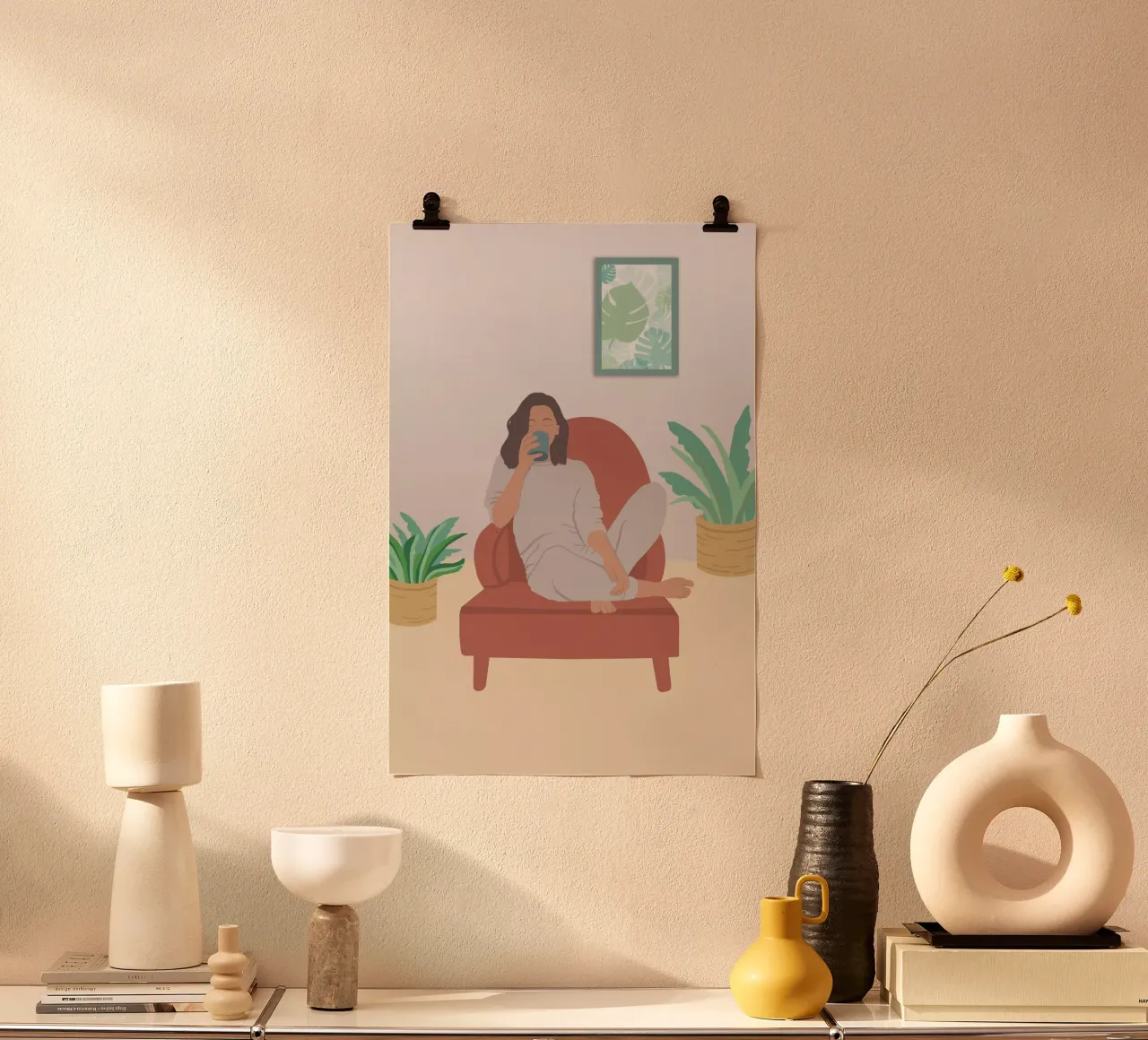 femme buvant un thé carta hahnemühle da alexiableu