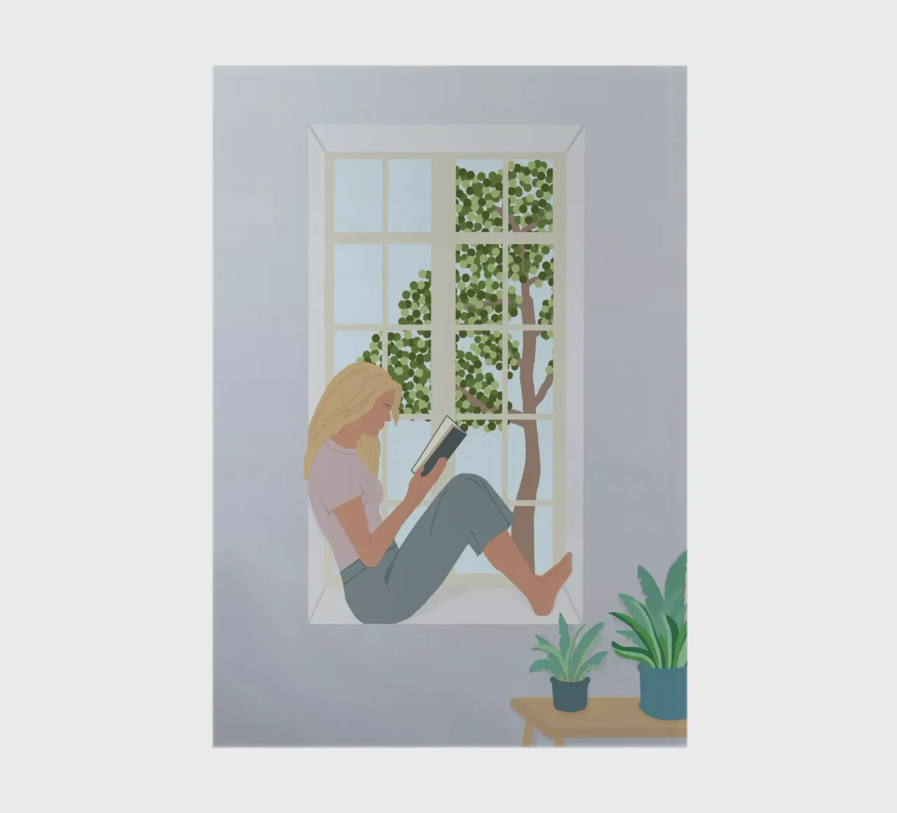 pause lecture femme notebook by alexiableu