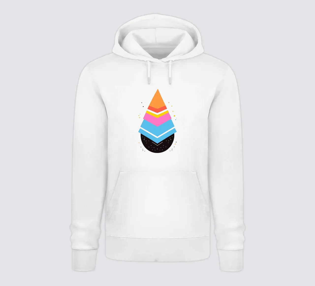 forme geometriche felpa con cappuccio da artdesign1985