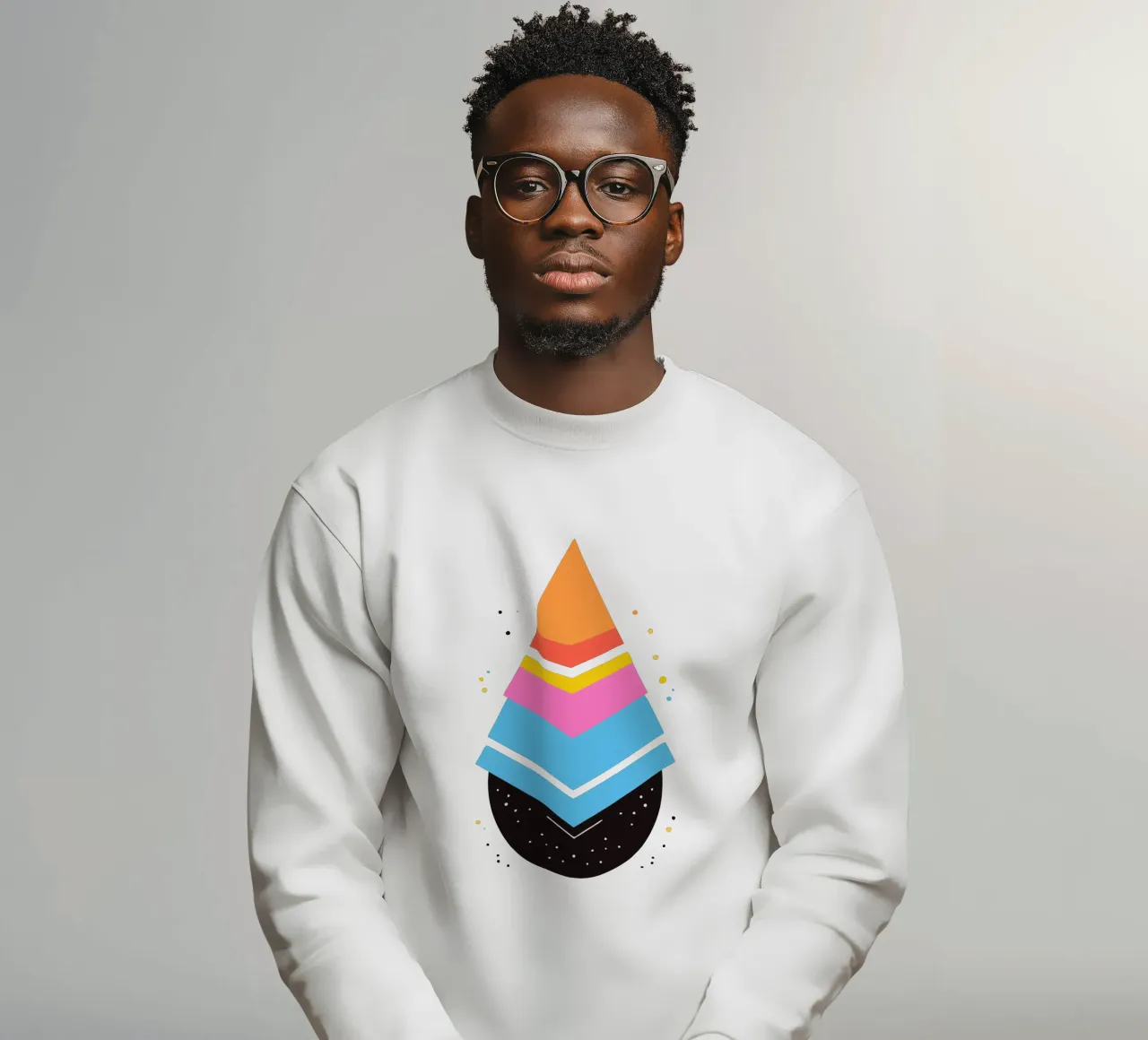 forme geometriche felpa da artdesign1985