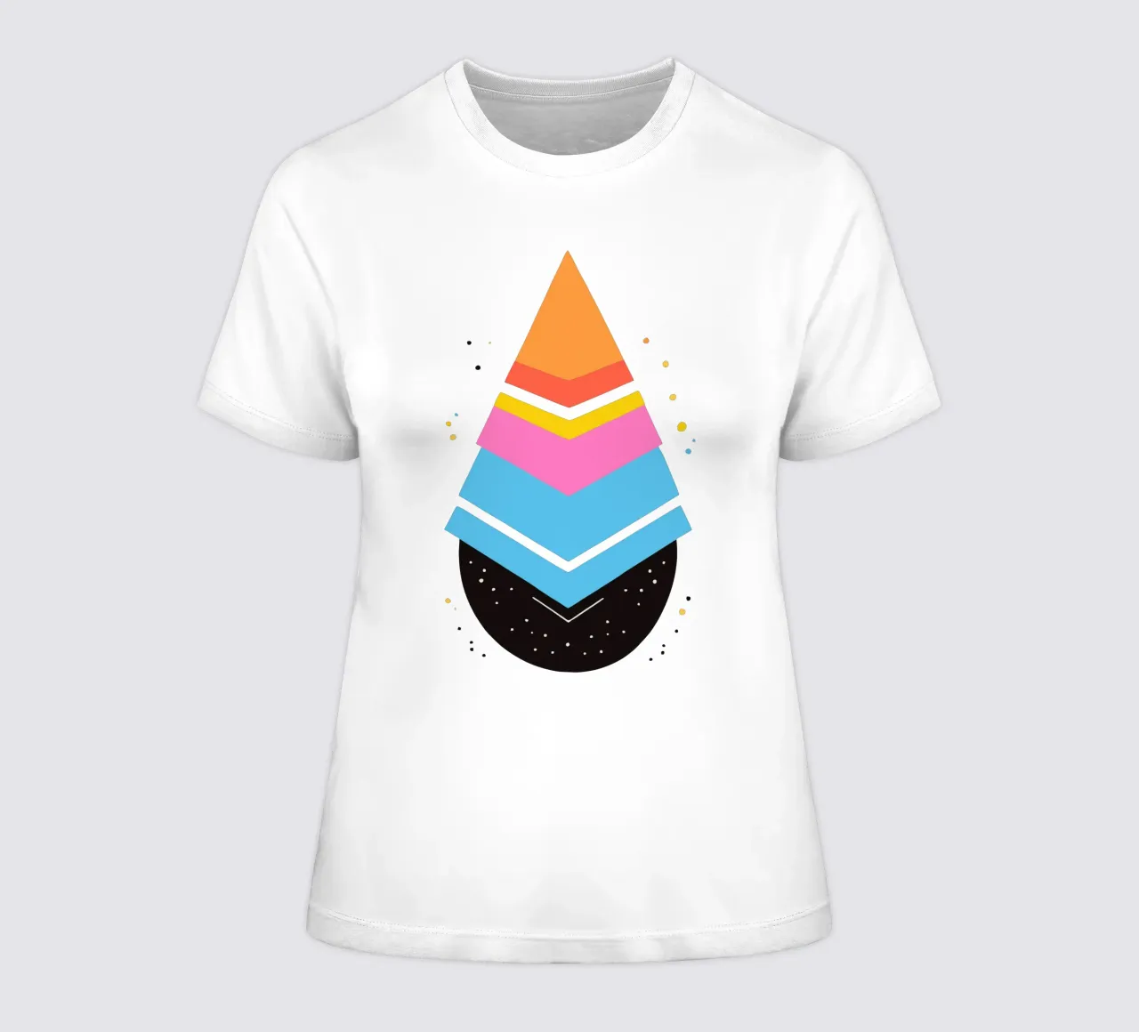 forme geometriche t-shirt da donna da artdesign1985