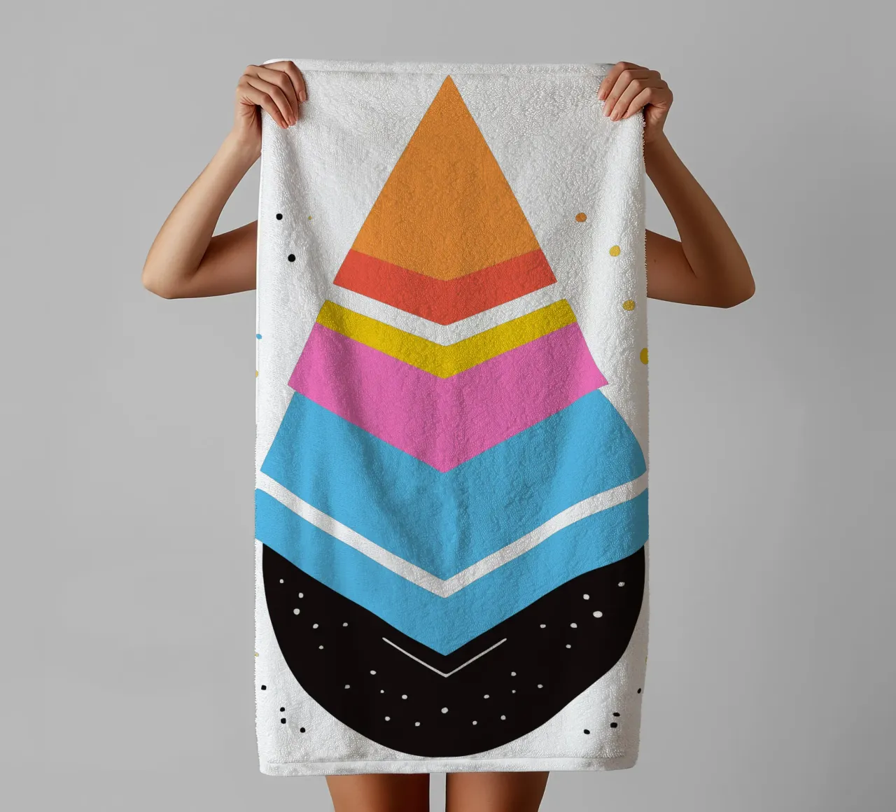 forme geometriche asciugamano da bagno da artdesign1985