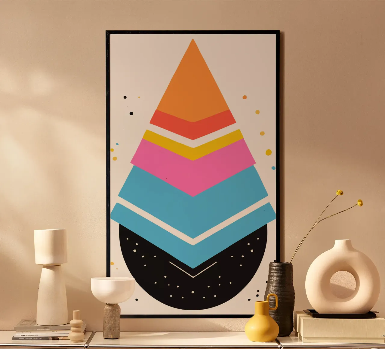 geometric shapes poster da artdesign1985
