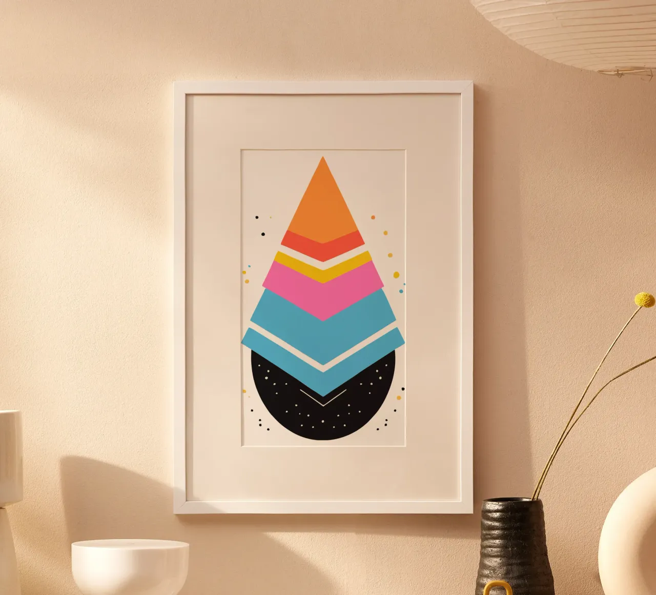 geometric shapes poster da artdesign1985