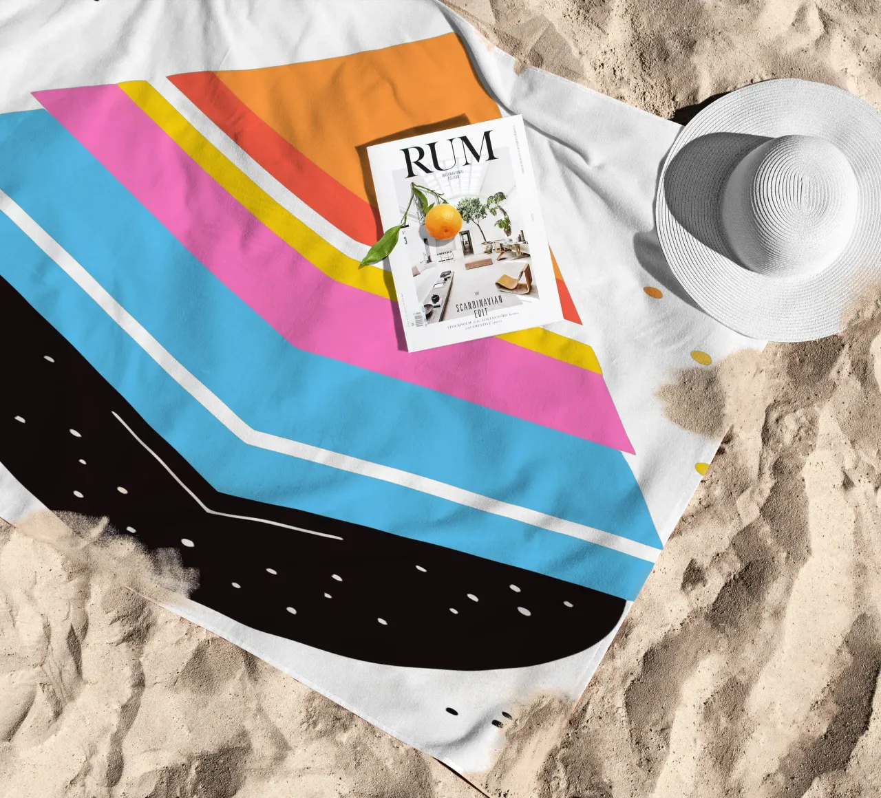 forme geometriche telo mare da artdesign1985