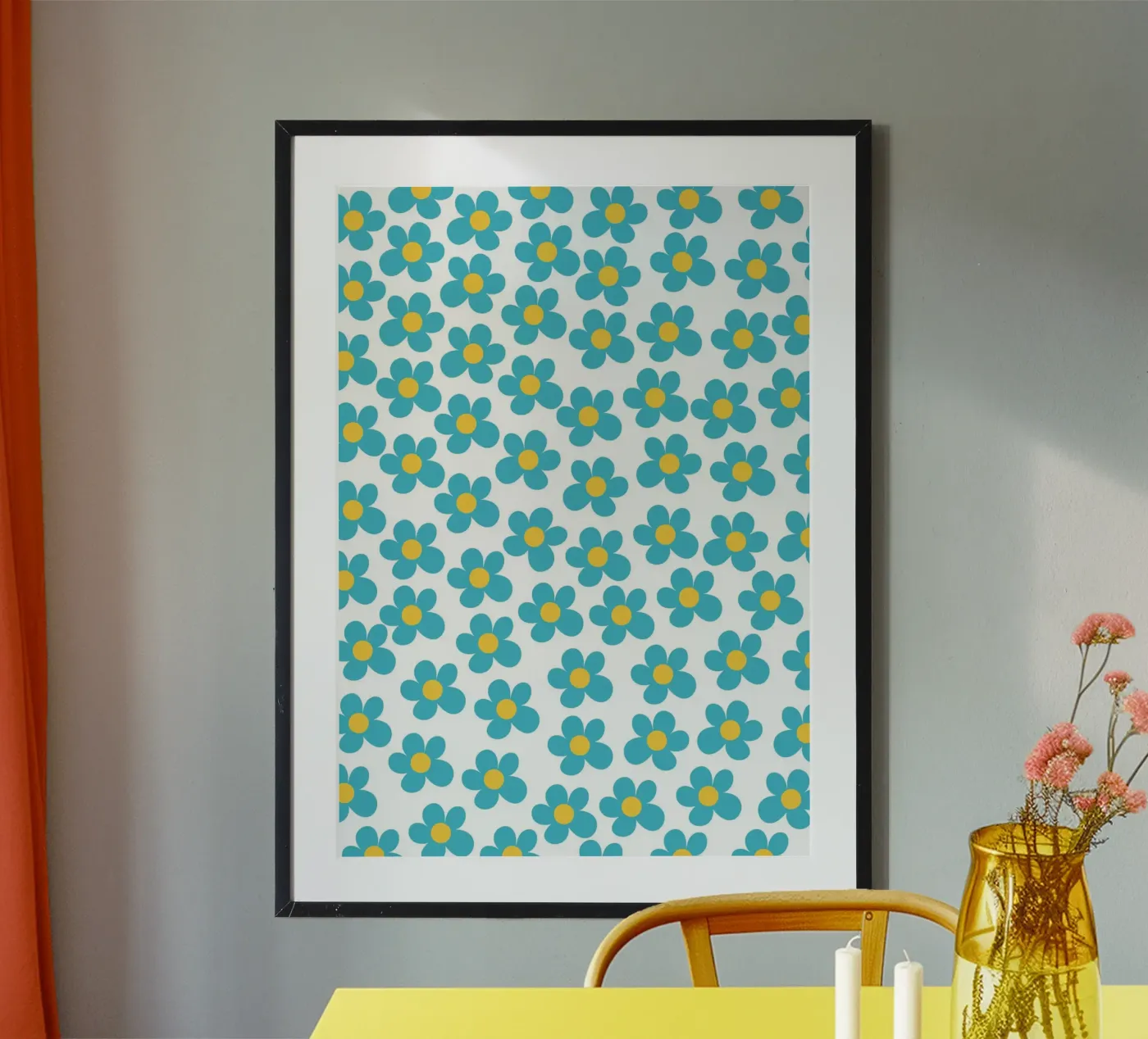 Floral pattern Poster von Happypatterns