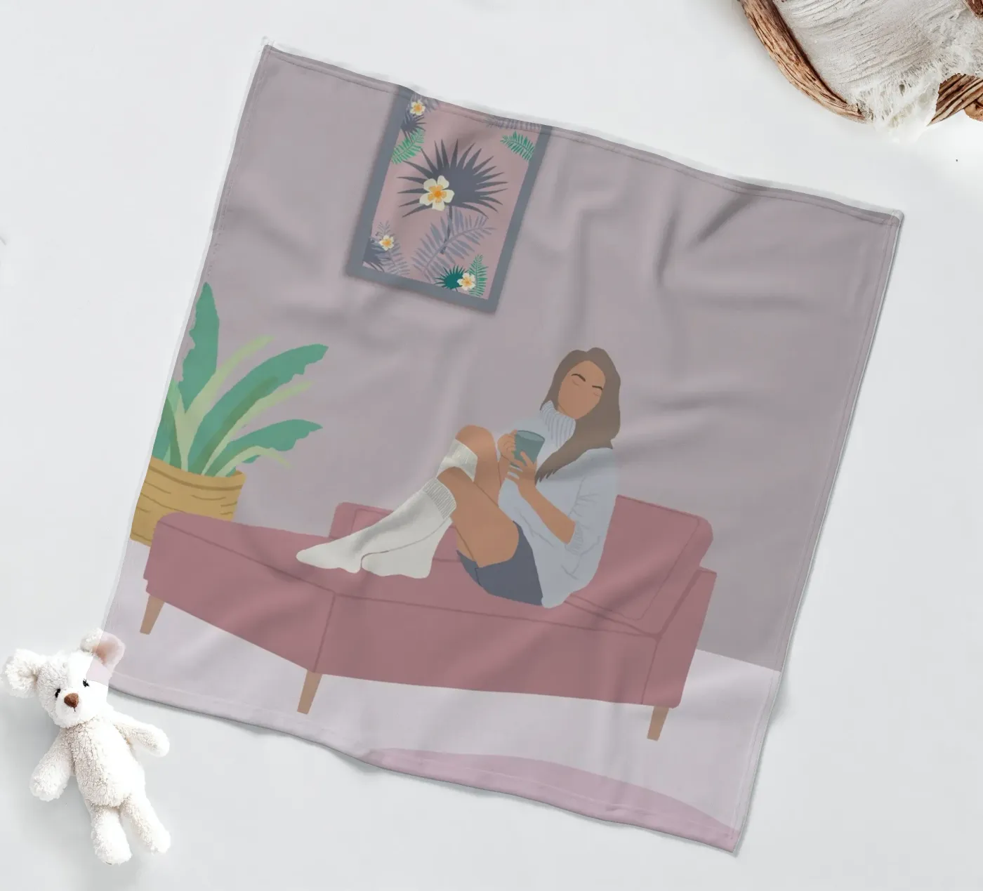 pause canapé Fleecedecke von alexiableu