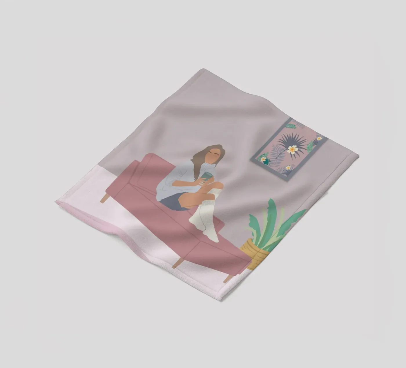 pause canapé Fleecedecke von alexiableu