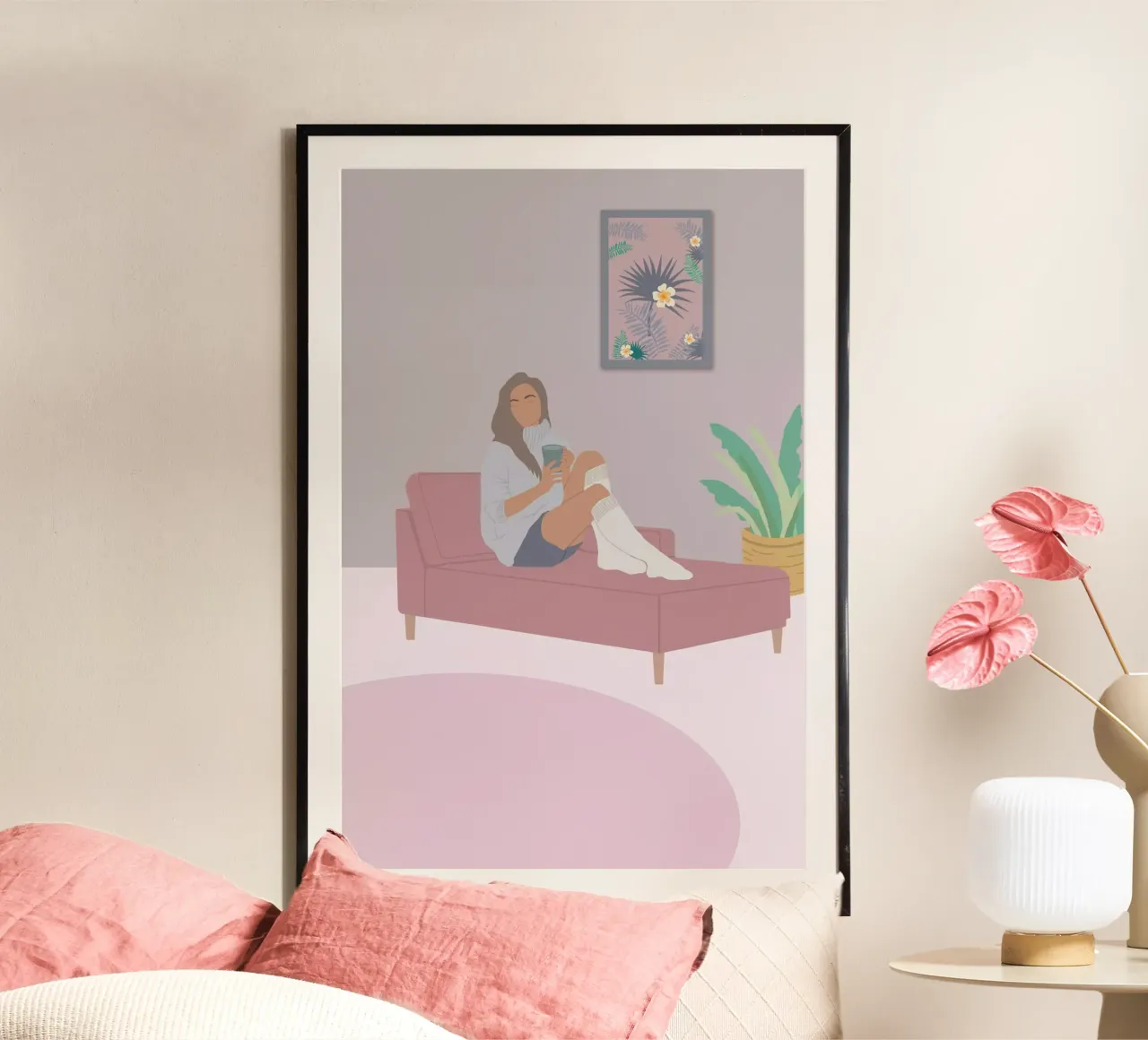 pause canapé poster da alexiableu