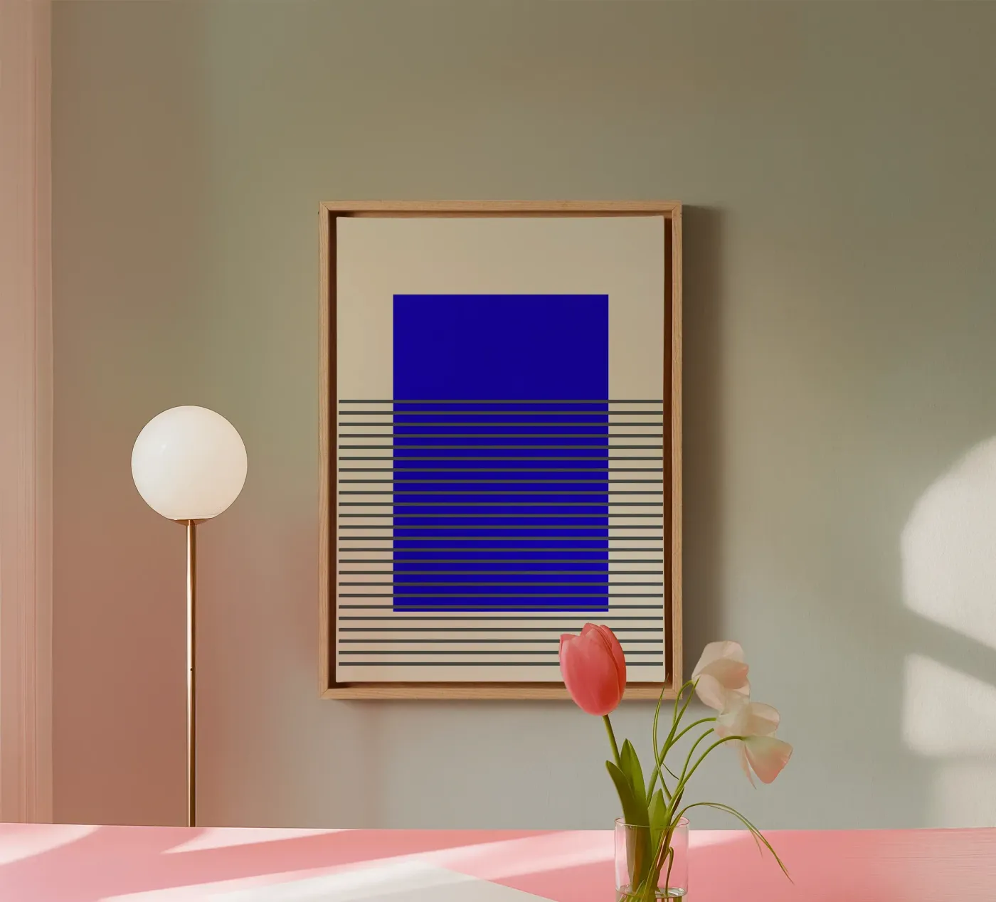 Cobalt Screening canvas by David