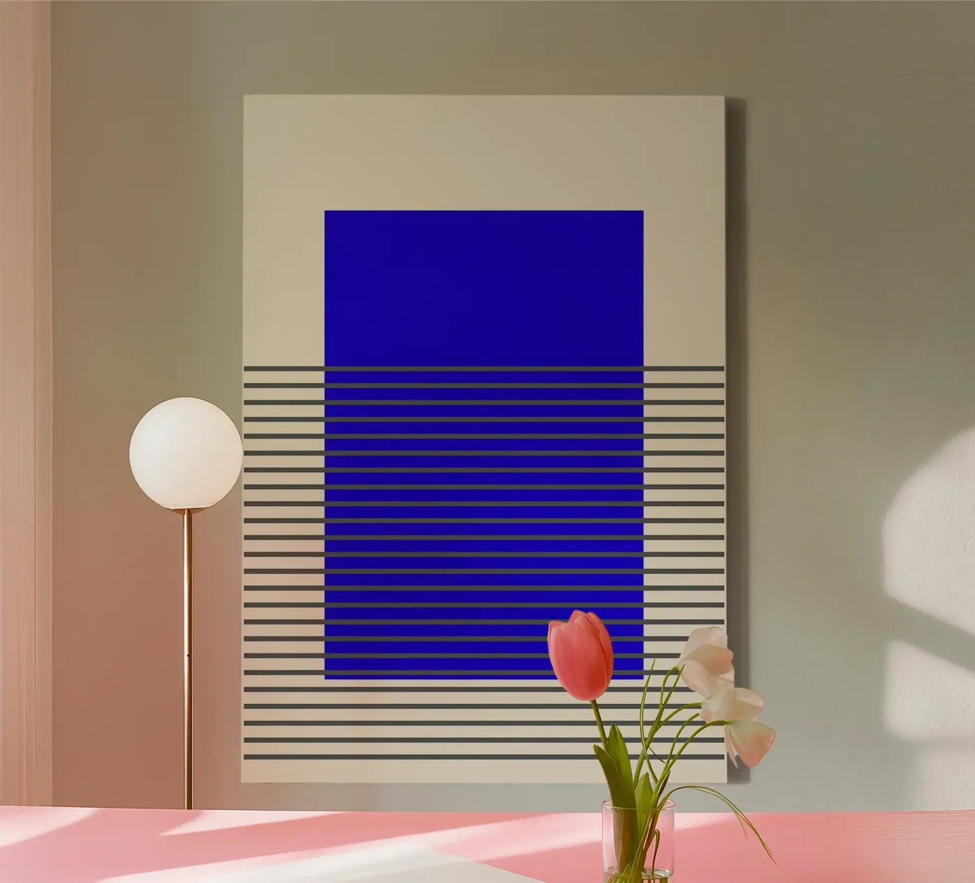 Cobalt Screening canvas by David