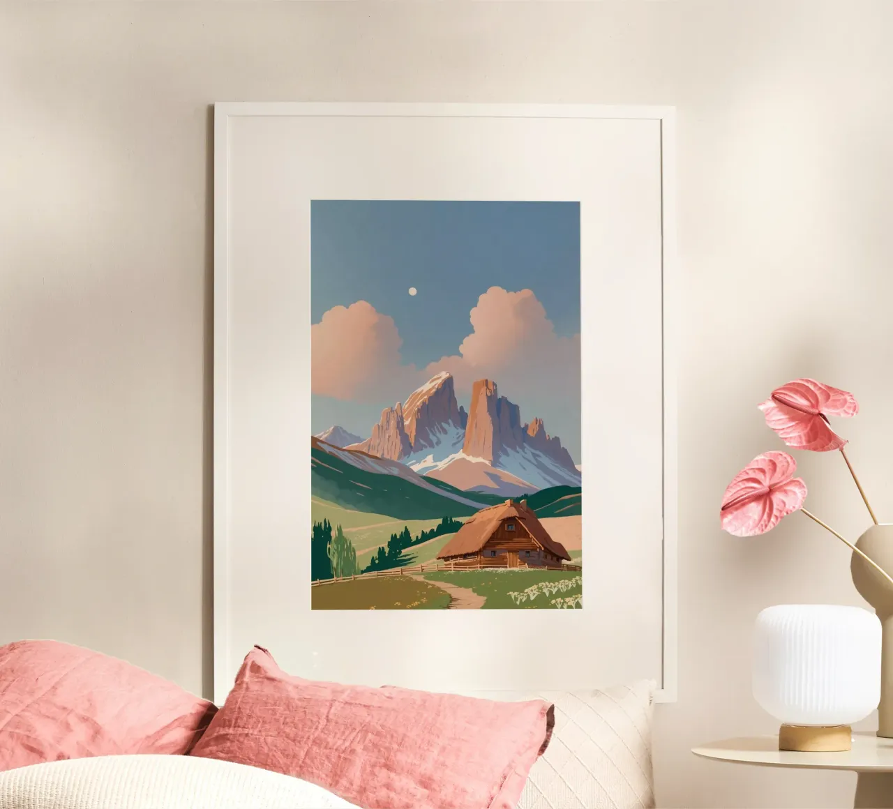 Alpe di Siusi by moonlight | Work 4 hahnemühle by AlbertKlee