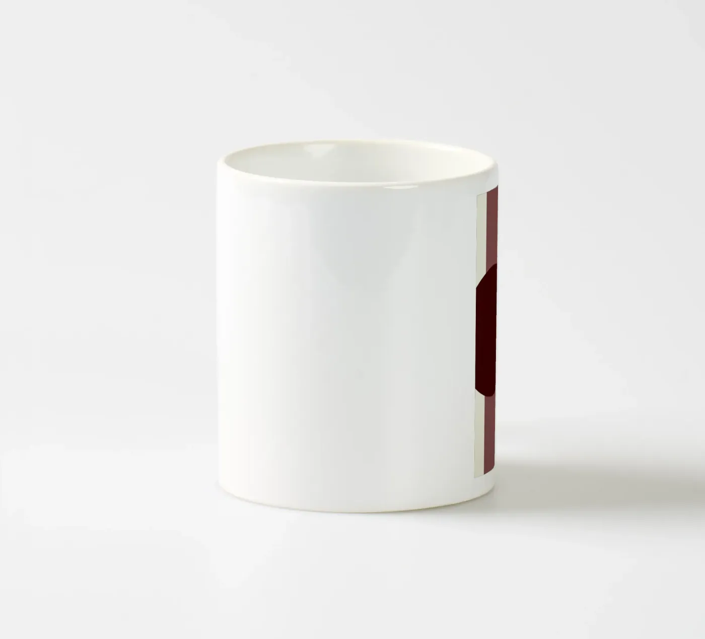Vertical Axis ceramic mug by David