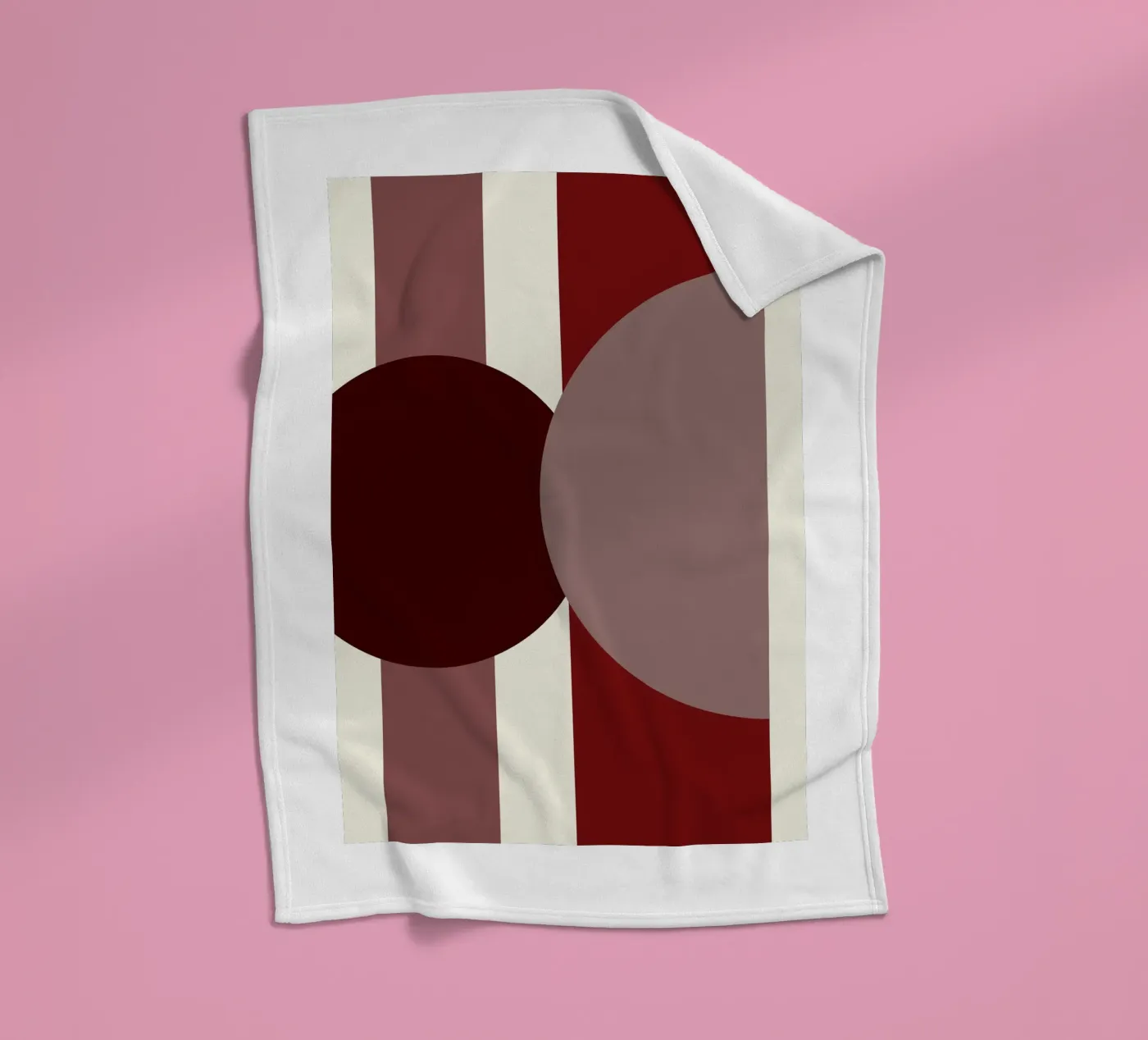 Vertical Axis fleece blanket by David
