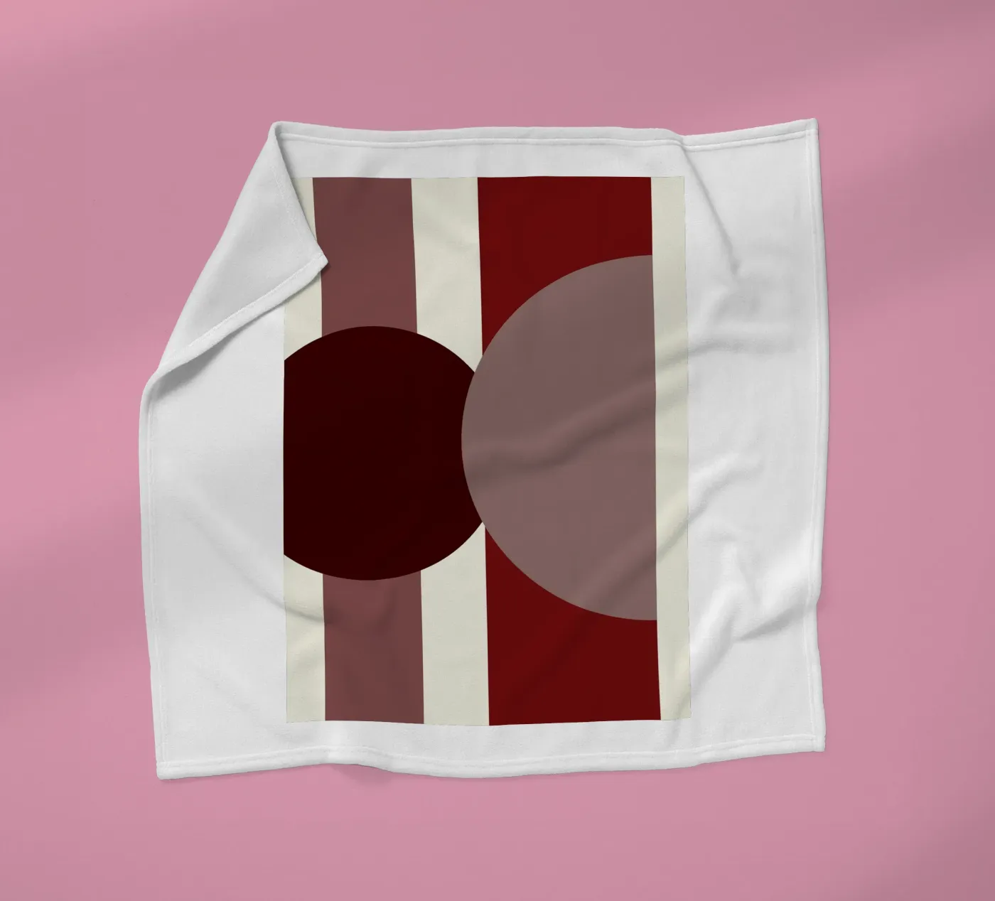 Vertical Axis fleece blanket by David