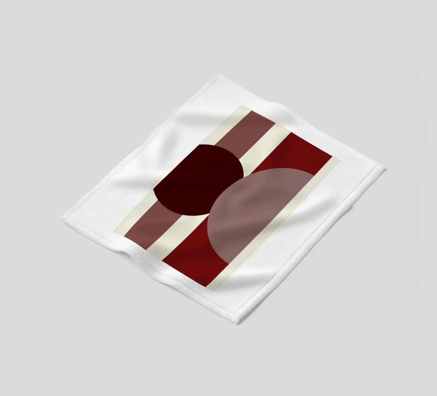 Vertical Axis fleece blanket by David
