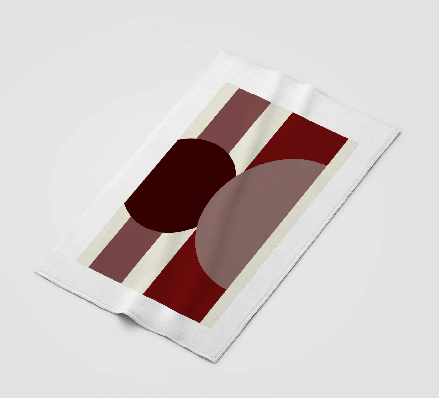 Vertical Axis fleece blanket by David