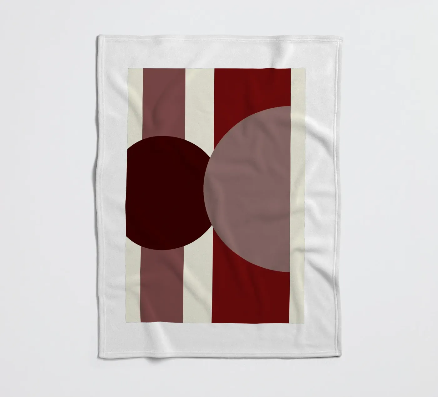 Vertical Axis fleece blanket by David