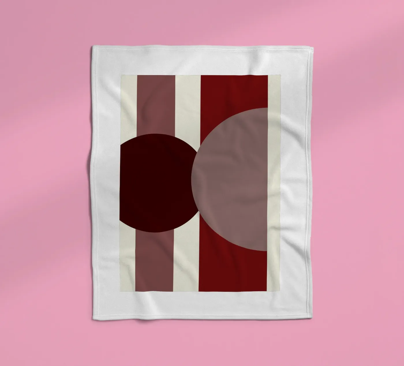 Vertical Axis fleece blanket by David