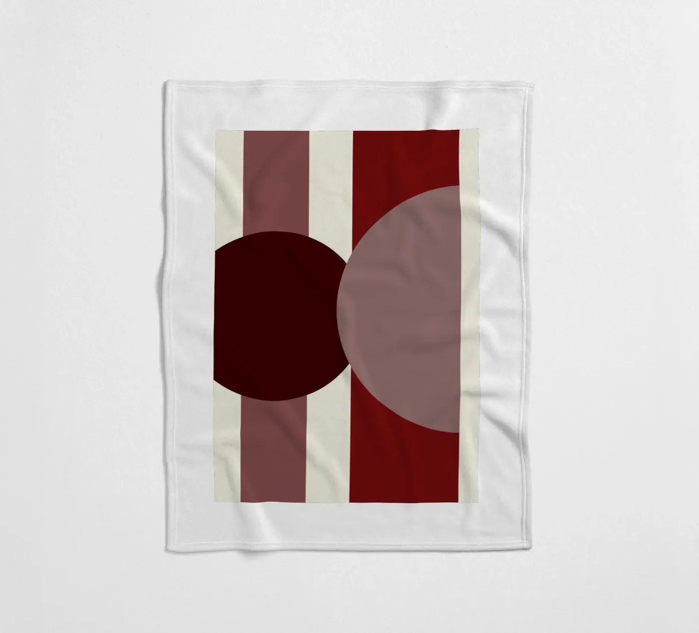 Vertical Axis fleece blanket by David