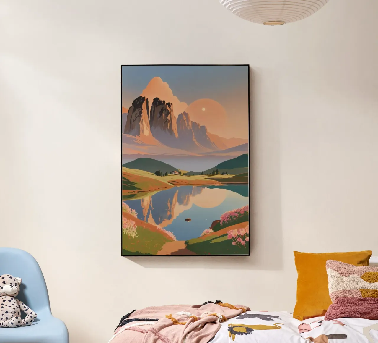 Alpe di Siusi all'alba | Werk 10 plexiglass da AlbertKlee