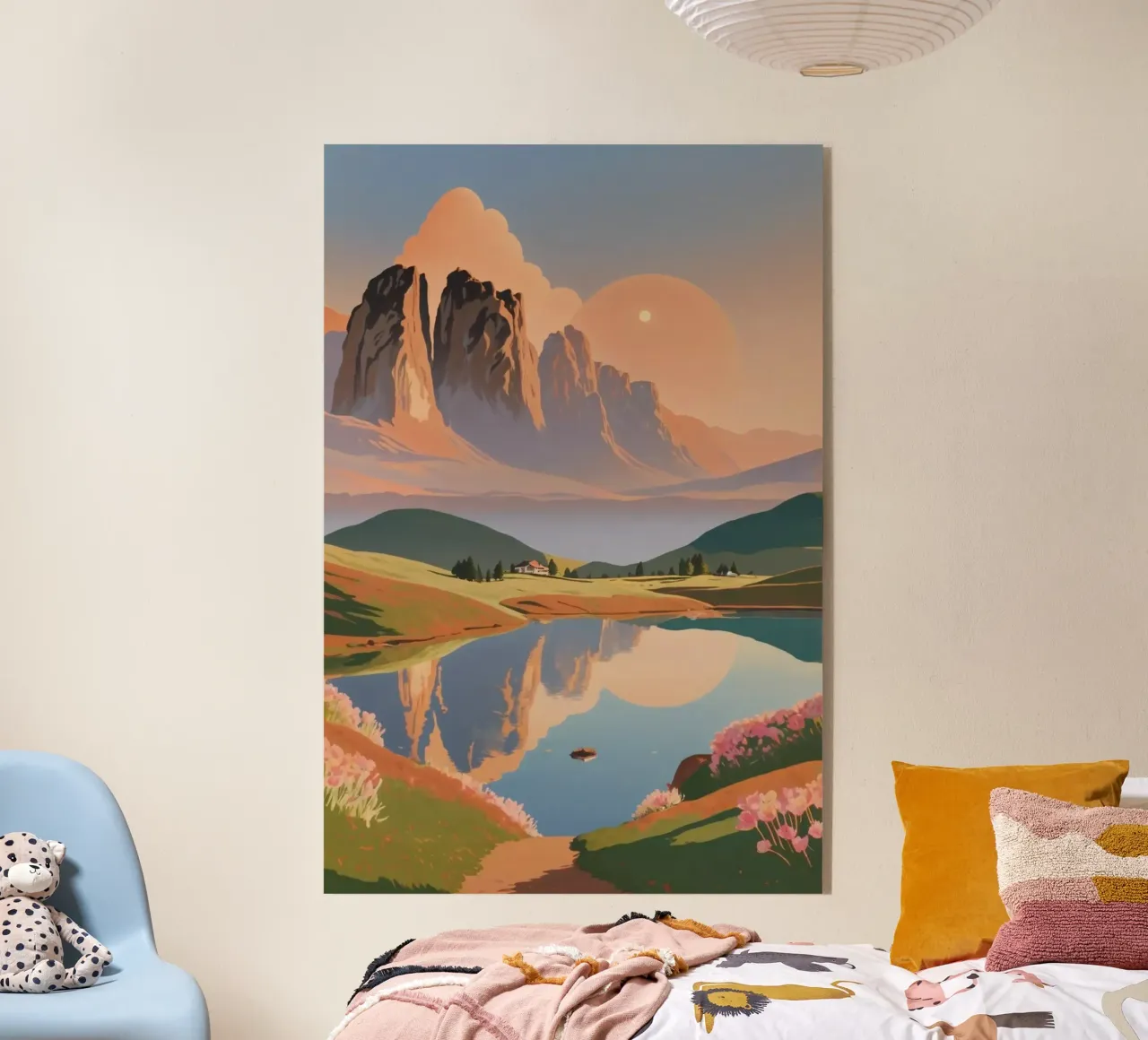 Alpe di Siusi all'alba | Werk 10 plexiglass da AlbertKlee