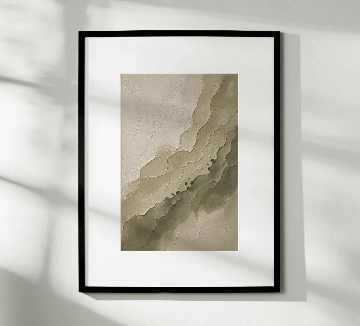 Aardverschuiving poster van Katalier(Minimalism)