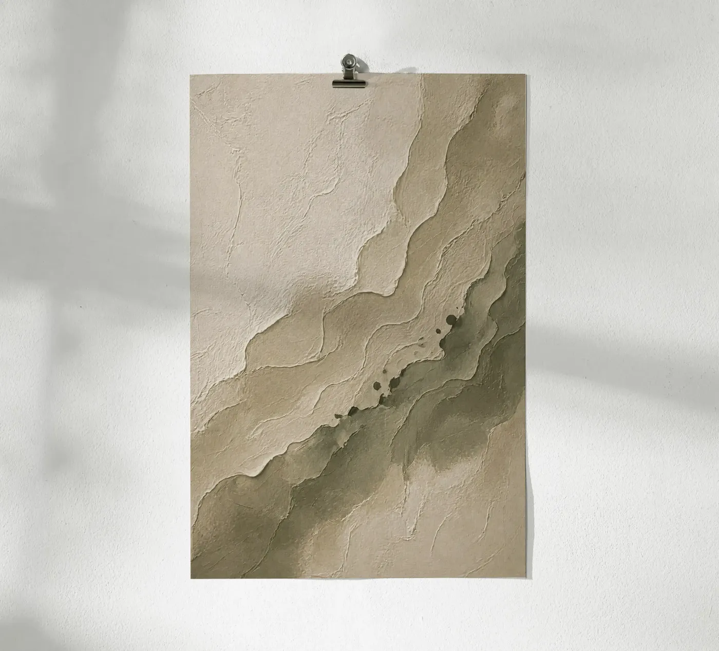 Aardverschuiving poster van Katalier(Minimalism)