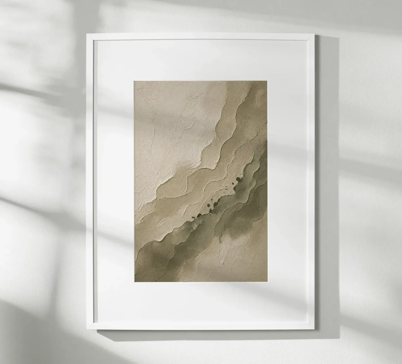 Aardverschuiving poster van Katalier(Minimalism)