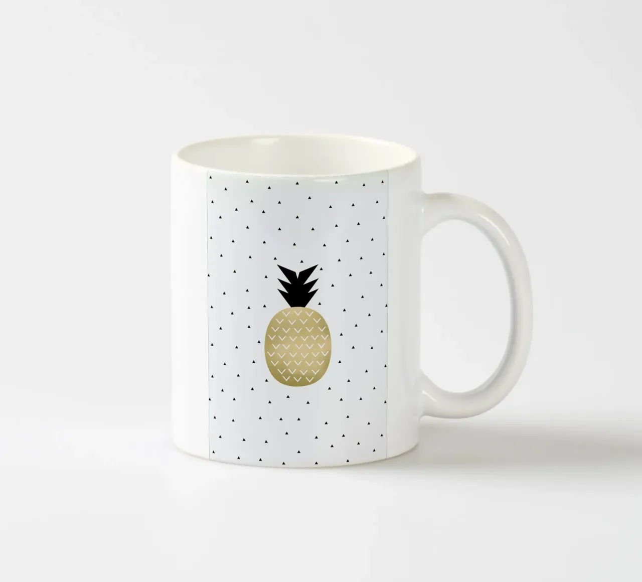 Golden Pineapple tazza in ceramica da Elisabeth Fredriksson