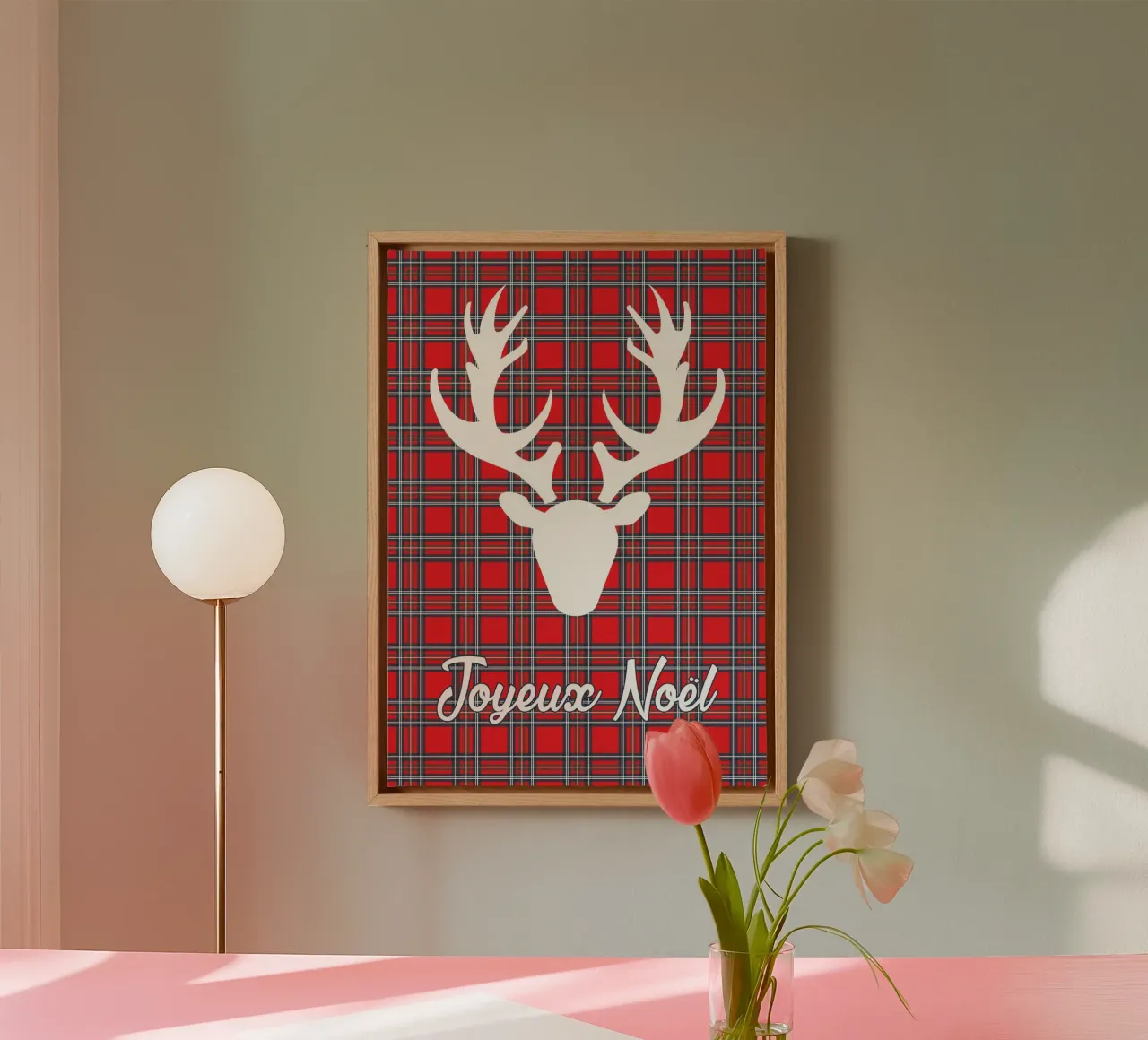 cerf, joyeux noël tela da alexiableu