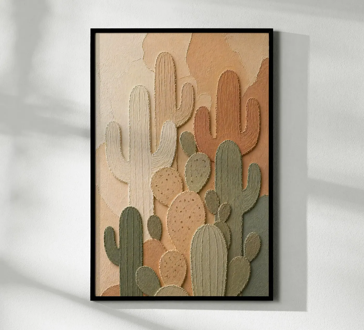 Cactus Layers poster by Katalier(Minimalism)