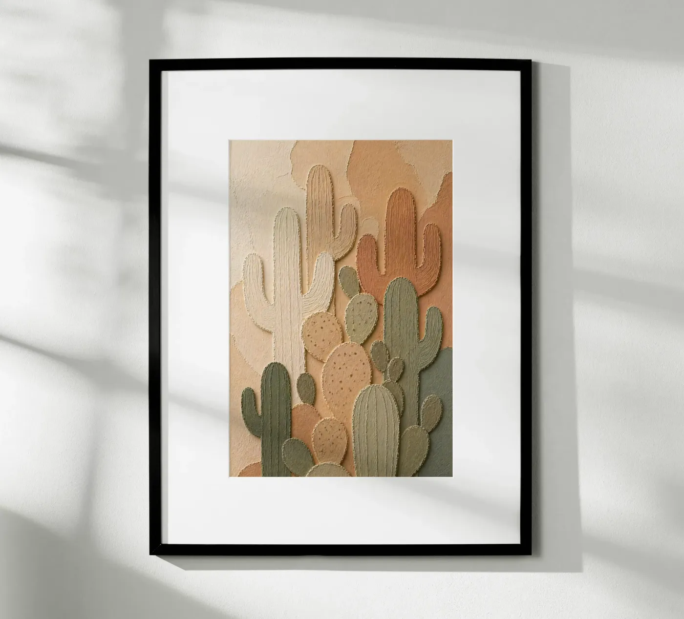 Cactus Layers poster by Katalier(Minimalism)