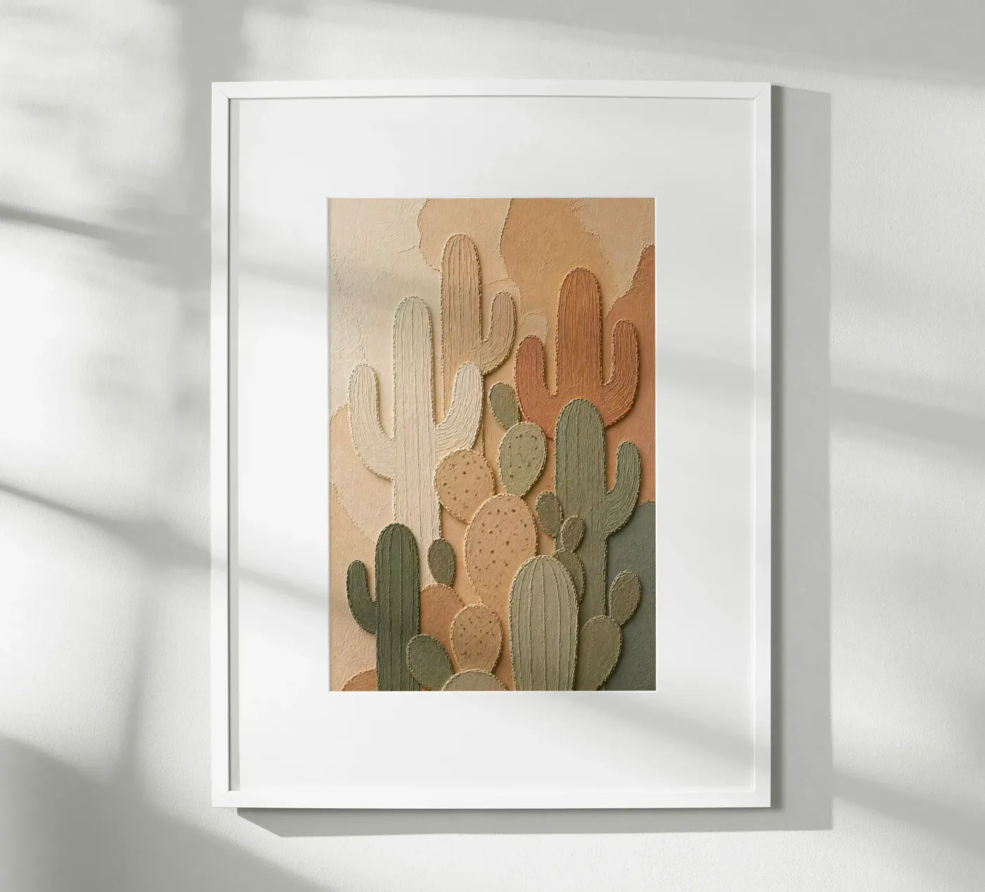 Cactus Layers poster by Katalier(Minimalism)